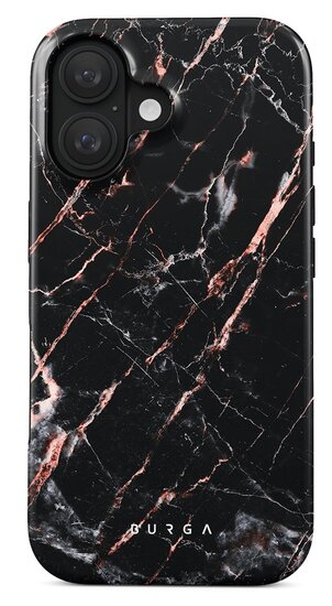 Burga Tough iPhone 16 Plus hoesje rose gold marble 