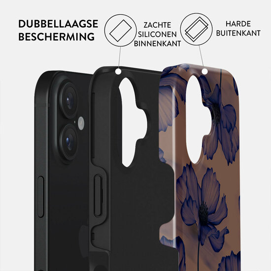 Burga Tough iPhone 16 Plus hoesje velvet night