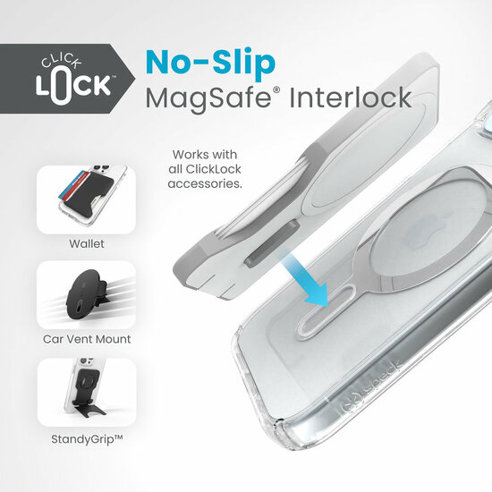 Speck MagSafe ClickLock standaard en grip Zwart