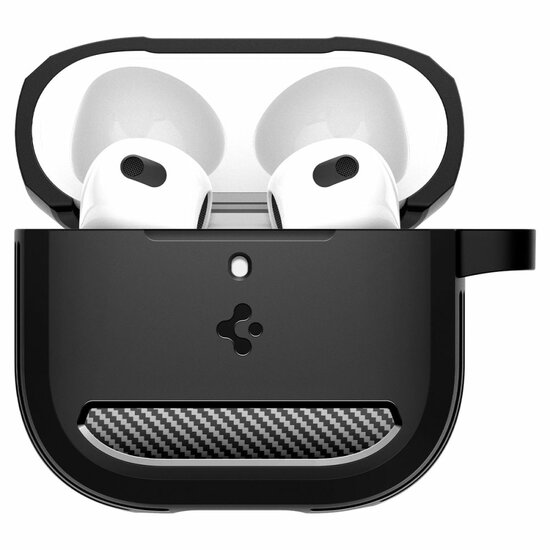 Spigen Rugged Armor AirPods 4 hoesje zwart