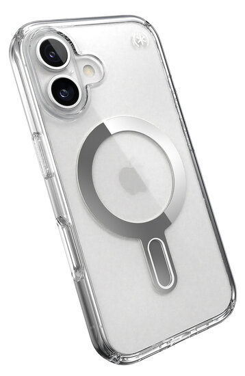 Speck Presidio Perfect Clear Clicklock iPhone 16 hoesje transparant