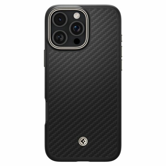 Spigen Enzo Aramid iPhone 16 Pro Max hoesje zwart