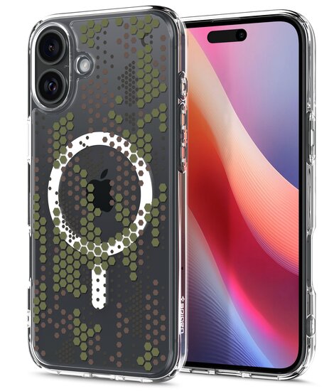 Spigen Ultra Hybrid MagSafe iPhone 16 Plus&nbsp;hoesje camo