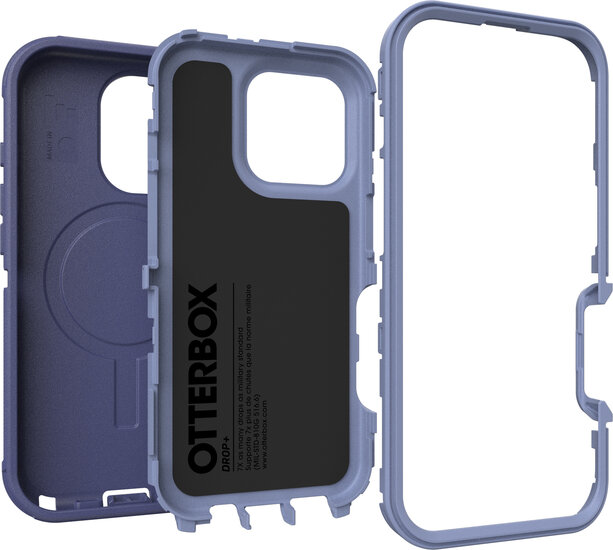 Otterbox Defender MagSafe iPhone 16 Pro hoesje paars