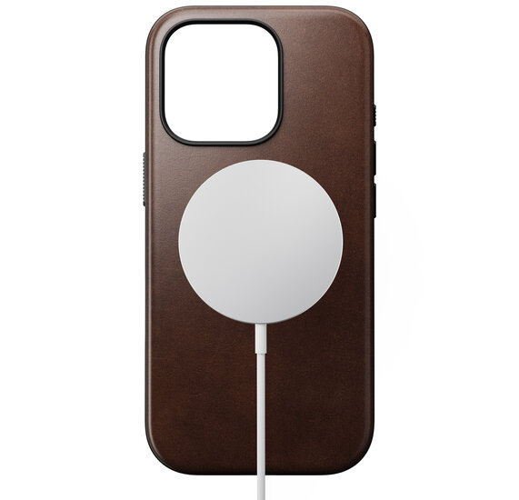 Nomad Modern Horween MagSafe iPhone 16 Pro Max hoesje bruin