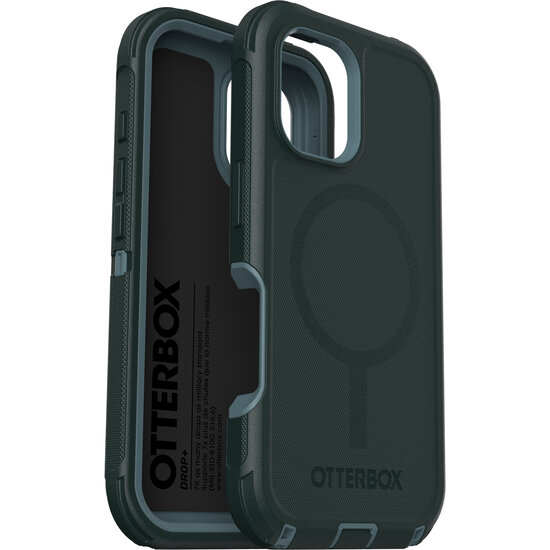 Otterbox Defender MagSafe iPhone 16 hoesje groen