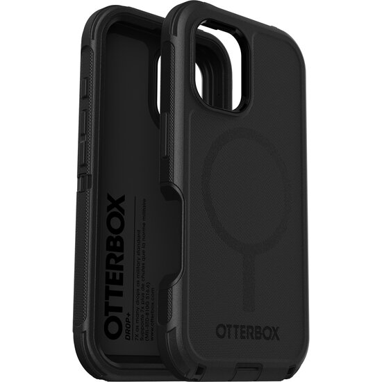 Otterbox Defender MagSafe iPhone 16 Plus hoesje zwart