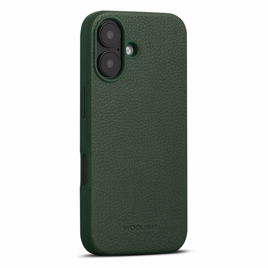 Woolnut leren MagSafe iPhone 16 hoesje groen