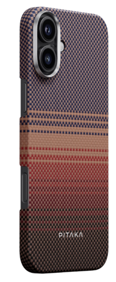 Pitaka Tactile Woven MagSafe iPhone 16 hoesje sunset