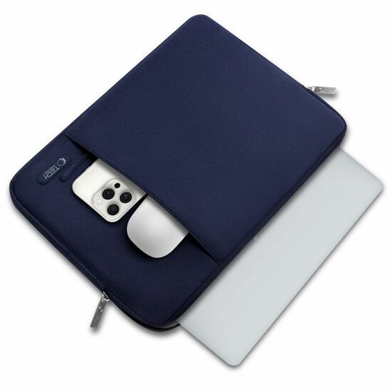 TechProtection Nylon MacBook 13 / 14 inch sleeve navy