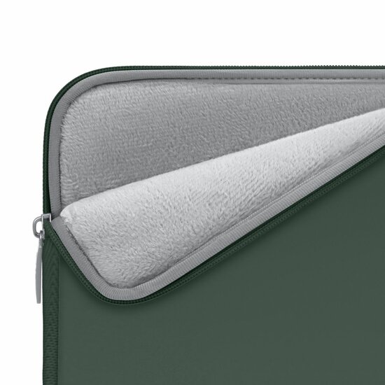 TechProtection Nylon Plus MacBook 13 / 14 inch sleeve groen