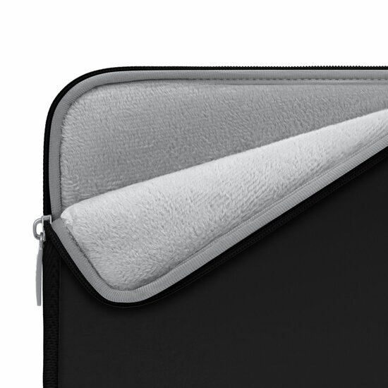 TechProtection Nylon Plus MacBook 15 / 16 inch sleeve zwart