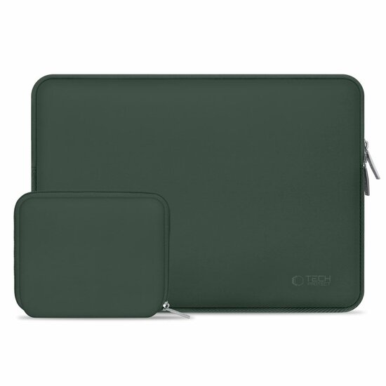 TechProtection Nylon Plus MacBook 15 / 16 inch sleeve groen