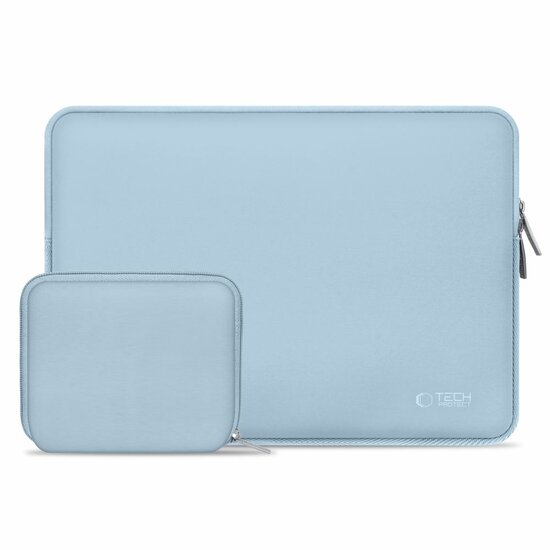 TechProtection Nylon Plus MacBook 15 / 16 inch sleeve blauw