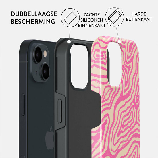 Burga Tough iPhone 14 hoesje Pink Shores