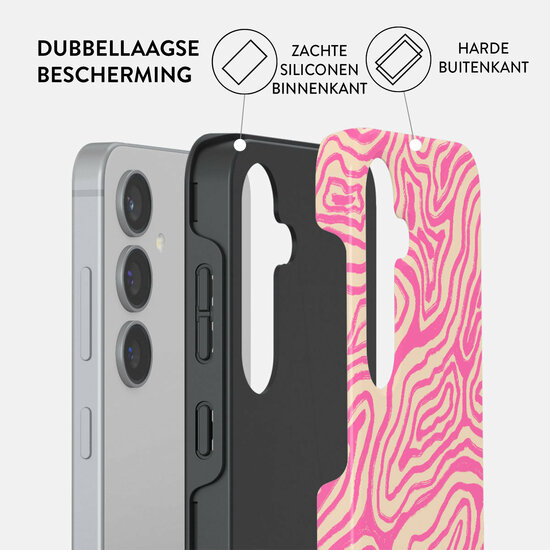 Burga Tough Galaxy S24 hoesje Pink Shores