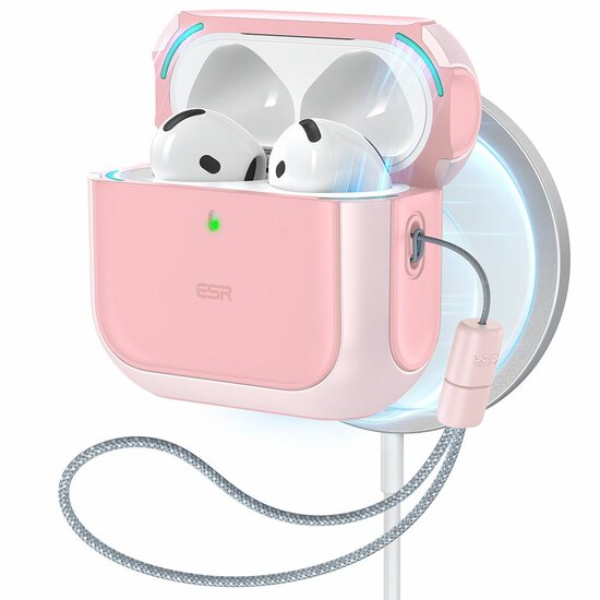 ESR Orbit MagSafe AirPods 4 hoesje roze