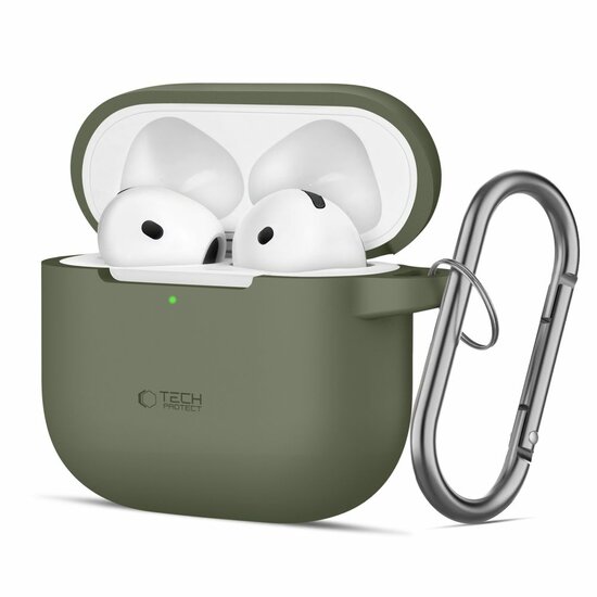 TechProtection siliconen&nbsp;AirPods 4 hoesje groen