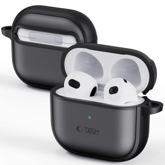 TechProtection Matte&nbsp;AirPods 4 hoesje zwart