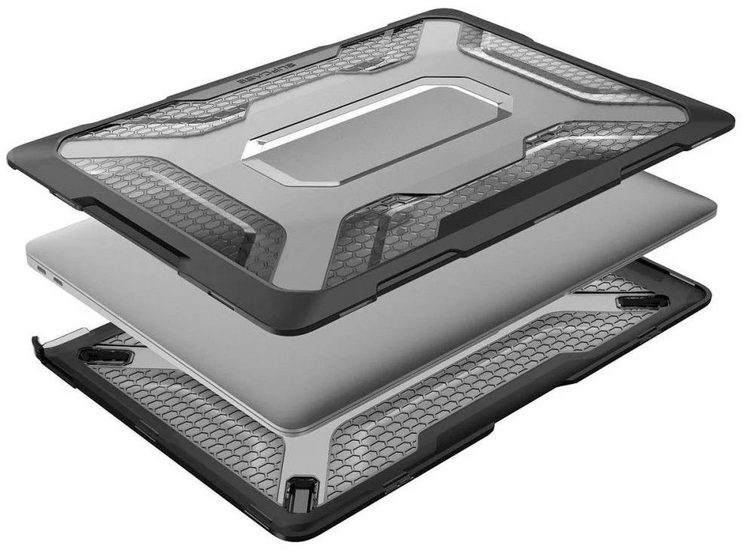 Supcase Unicorn Beetle MacBook Air 13 inch hardshell Zwart