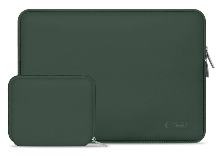 TechProtection Nylon Plus MacBook 15 / 16 inch sleeve groen