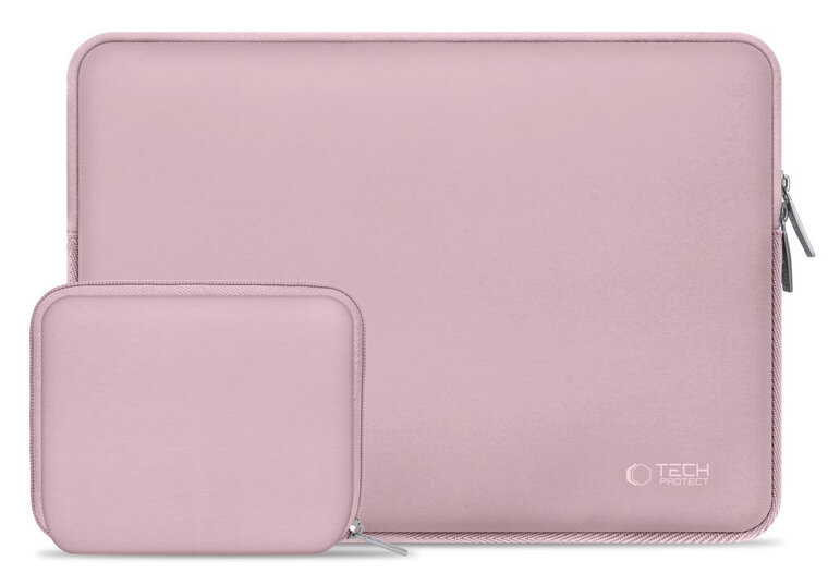 TechProtection Nylon Plus MacBook 15 / 16 inch sleeve roze