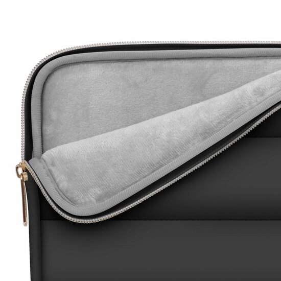 TechProtection Puffy MacBook 13 / 14 inch sleeve zwart