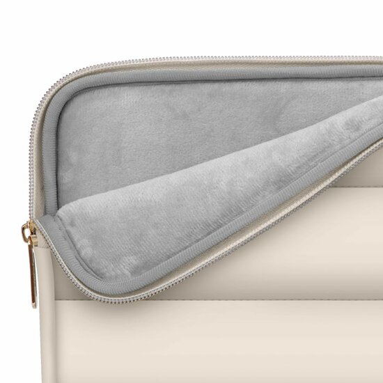 TechProtection Puffy MacBook 15 / 16 inch sleeve sand