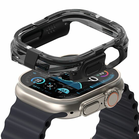 Ringke Fusion bumper Apple Watch Ultra 49 mm hoesje zwart