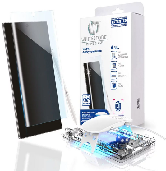 Whitestone Dome Glass Galaxy Note 20 Ultra screenprotector