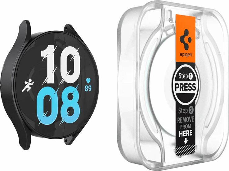 Spigen EZ Fit Galaxy Watch 6 Classic 40 mm screenprotector 2 pack