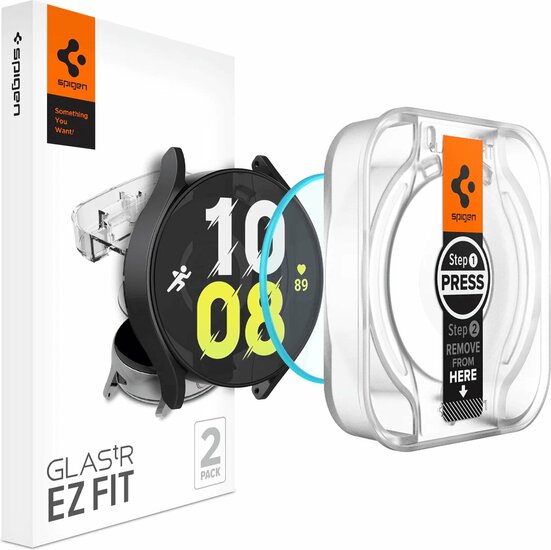 Spigen EZ Fit Galaxy Watch 6 Classic 44 mm screenprotector 2 pack