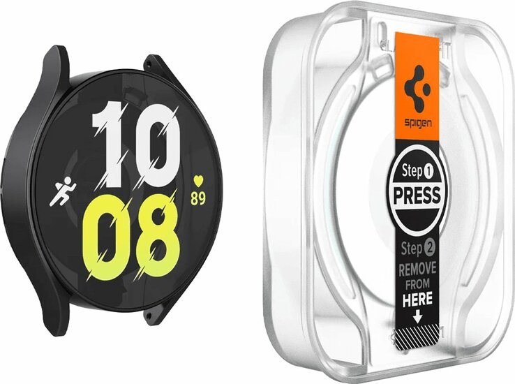 Spigen EZ Fit Galaxy Watch 6 Classic 44 mm screenprotector 2 pack