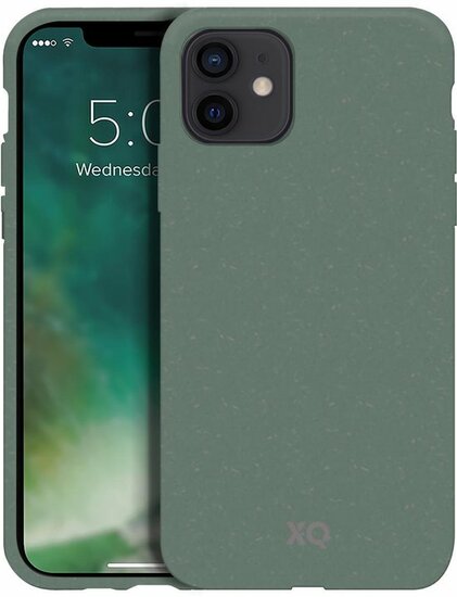 Xqisit Eco Flex milieuvriendelijk iPhone 12 mini hoesje Groen