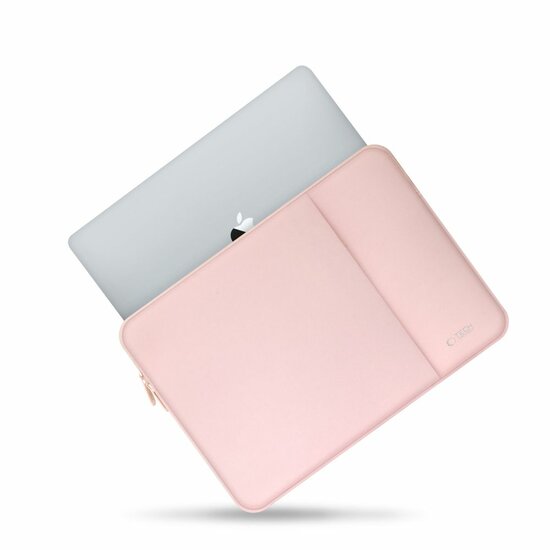 TechProtection Neoprene&nbsp;MacBook Pro 14 inch sleeve roze