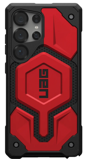 UAG Monarch Pro Galaxy S25 Ultra hoesje rood