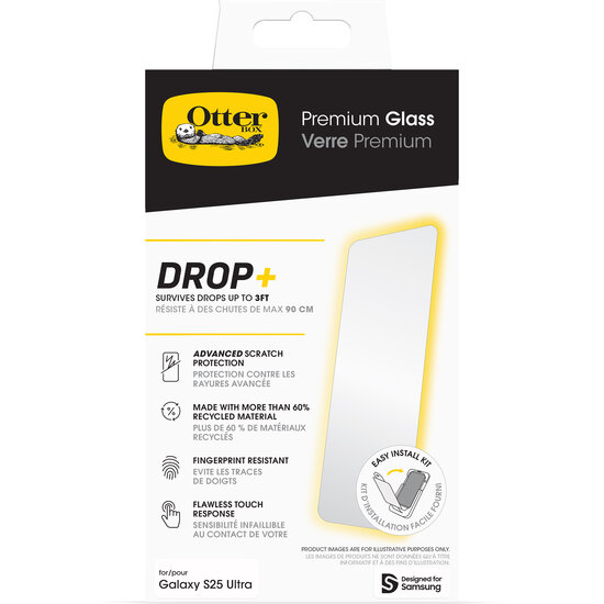 Otterbox Premium Glass Galaxy S25 Ultra glazen screenprotector