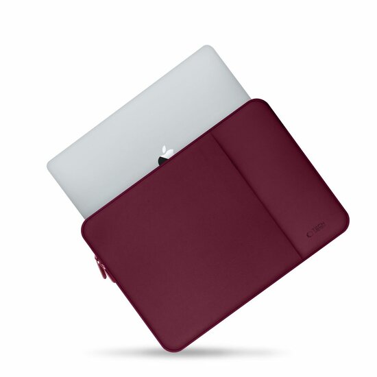 TechProtection Neoprene MacBook 15 / 16 inch sleeve mulberry