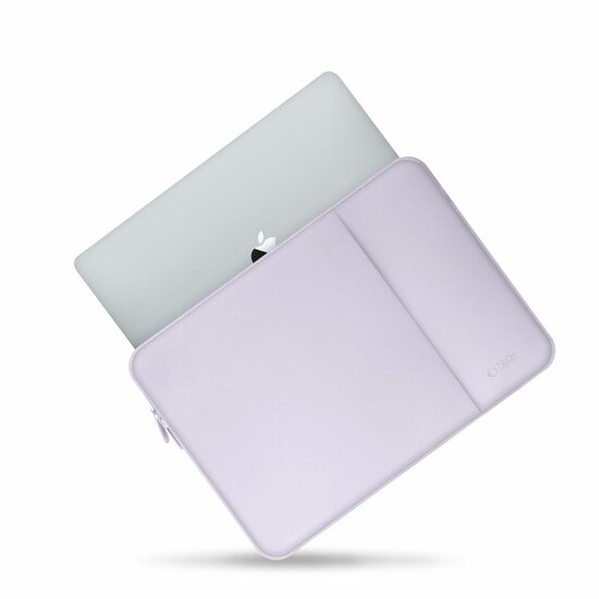 TechProtection Neoprene MacBook 15 / 16 inch sleeve mauve