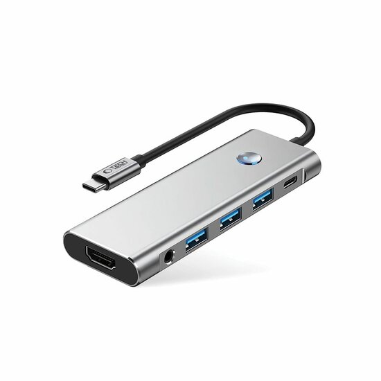 TechProtection&nbsp;9-in-1 USB-C hub HDMI 4K - SD/TF - 100 watt