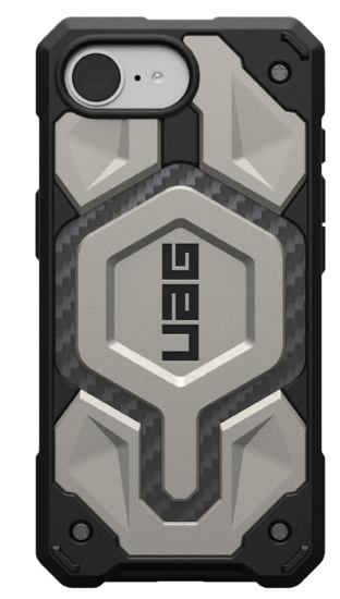 UAG Monarch Pro iPhone SE 4 2025 hoesje titanium 