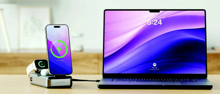 Alogic Roam Qi2 powerbank 6 in 1 21000 mAh / 100 watt