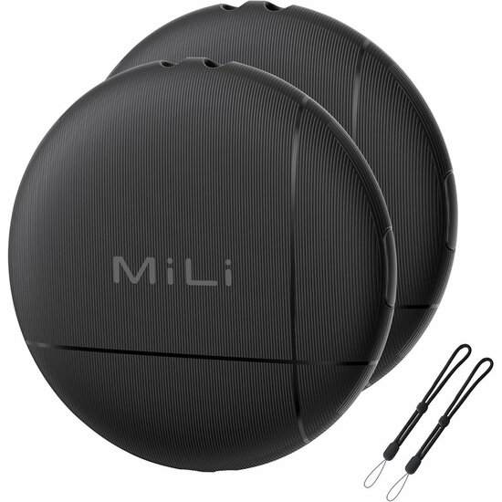 MiLi LiTag waterdichte Bluetooth Tracker Find My netwerk 2 pack