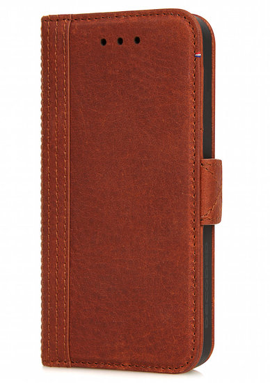 Decoded Leather Book Wallet iPhone SE/5S hoesje Brown