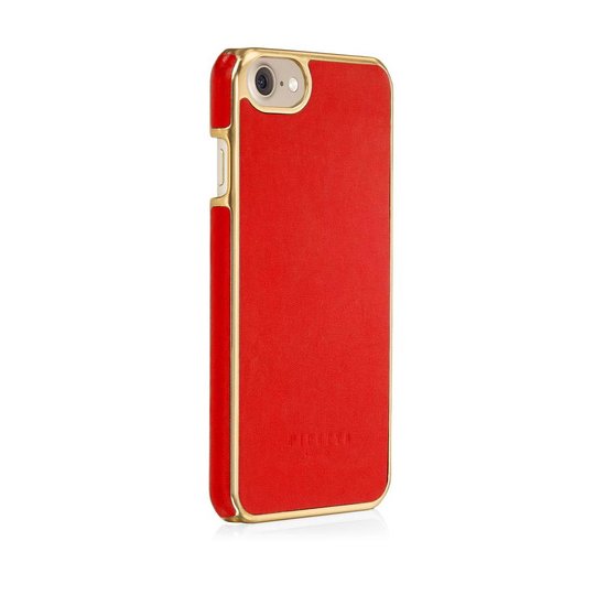 Pipetto Leather Snap iPhone 7 hoesje Red