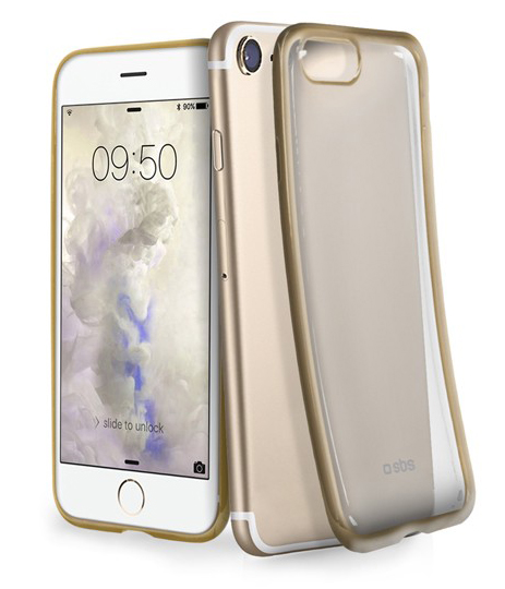 SBS Mobile Slim Edge iPhone 7 hoesje Gold