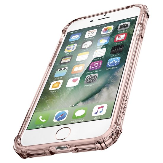 Spigen Crystal Shell iPhone 7 hoesje Rose Gold