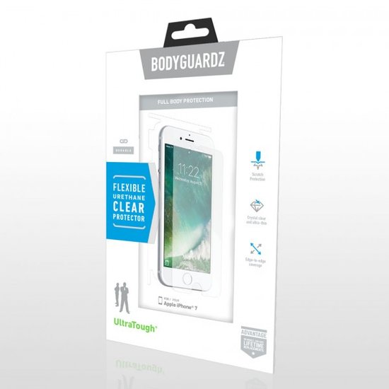 BodyGuardz UltraTough iPhone SE 2022 / 2020 / 8 screenprotector Full Body