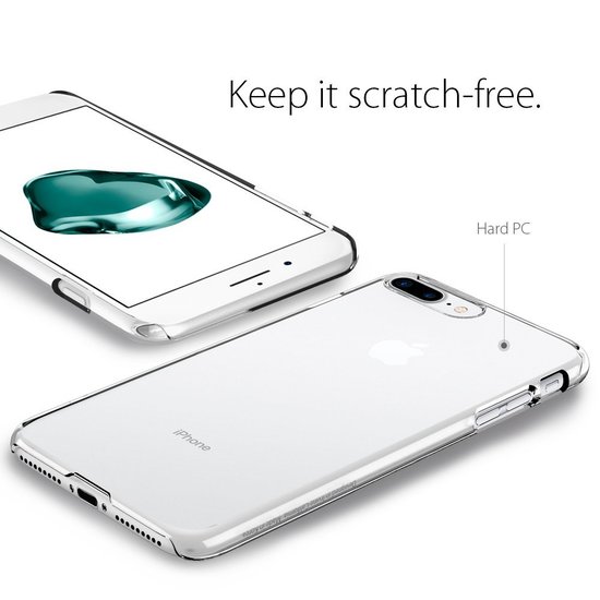 Spigen Thin Fit iPhone 7 Plus hoes Doorzichtig
