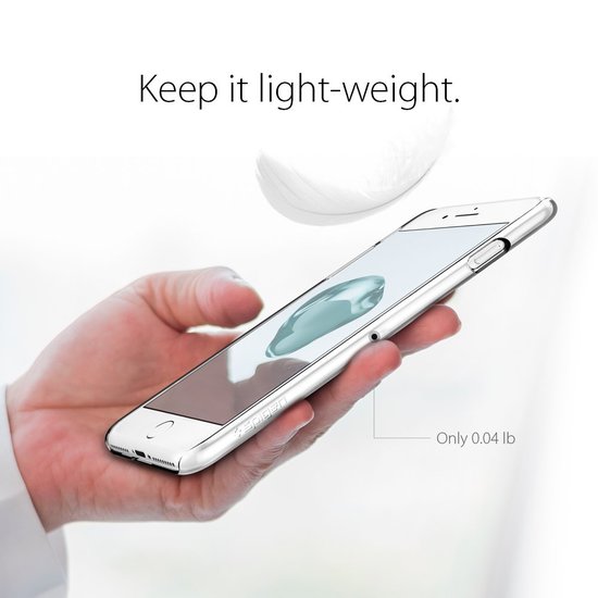 Spigen Thin Fit iPhone 7 Plus hoes Doorzichtig